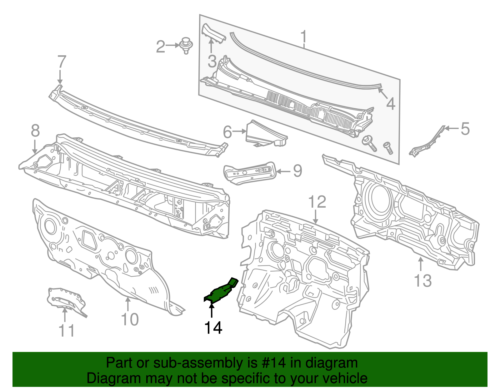 Floor Panel Tunnel Insulator - GM (95107313)