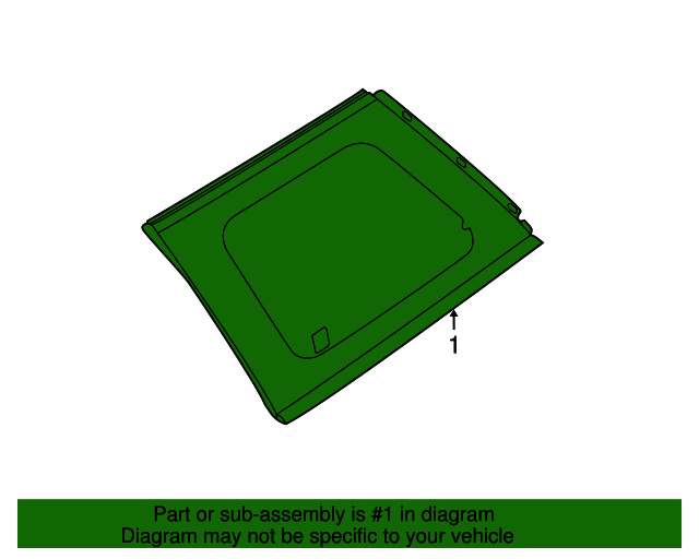 Genuine OEM Quarter Glass Part# LR077629 Fits 2013-2022 Land Rover 