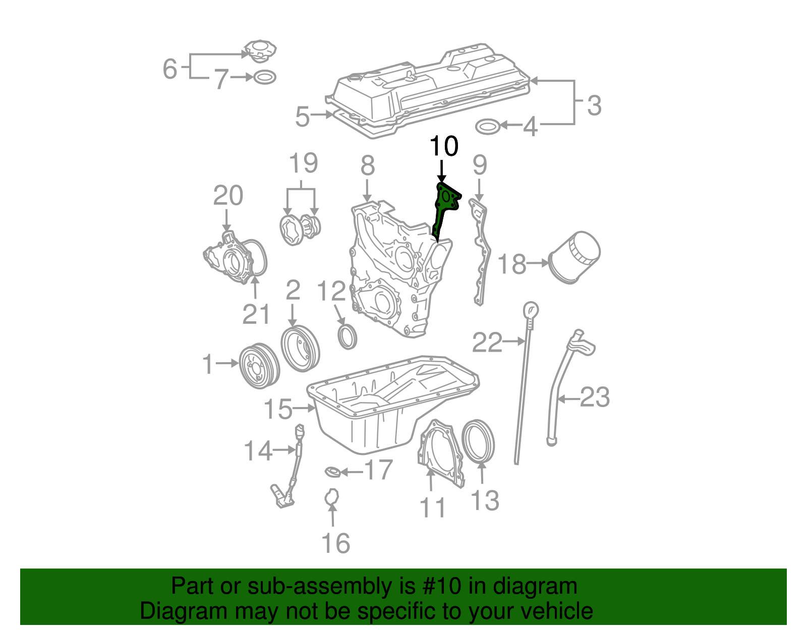 Timing Cover Gasket - Toyota (11329-75021)