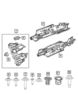 Mopar OEM Oil Filter Access Door For 2014-2018 Jeep Cherokee – 68260959AA