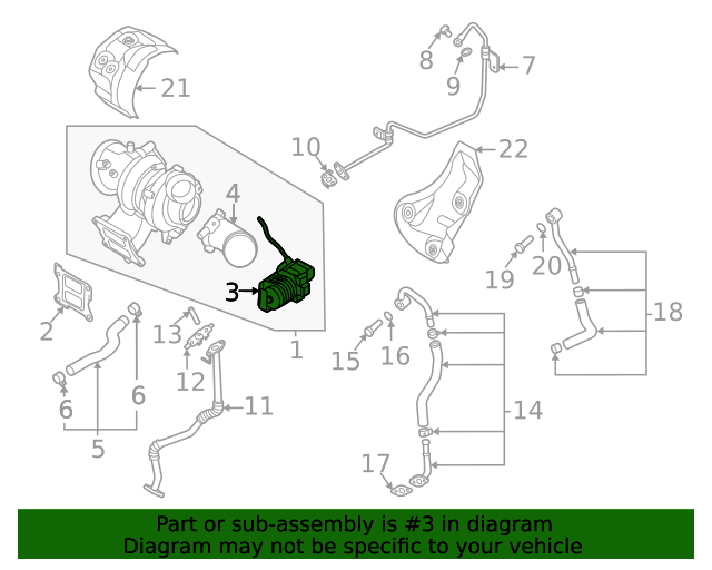 394002S200 Turbocharger Wastegate 20212022 Kia Kia.Parts Store
