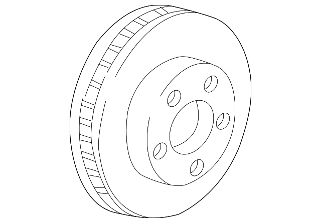 Front Disc Brake Rotor - GM (19303811)