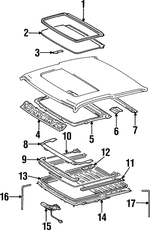 Sliding Roof for 1985 Toyota Corolla #0