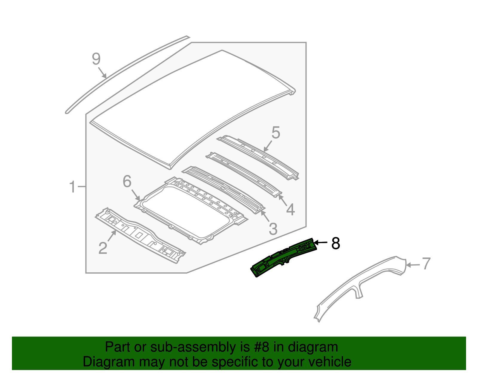 Rail - GM (96957485)