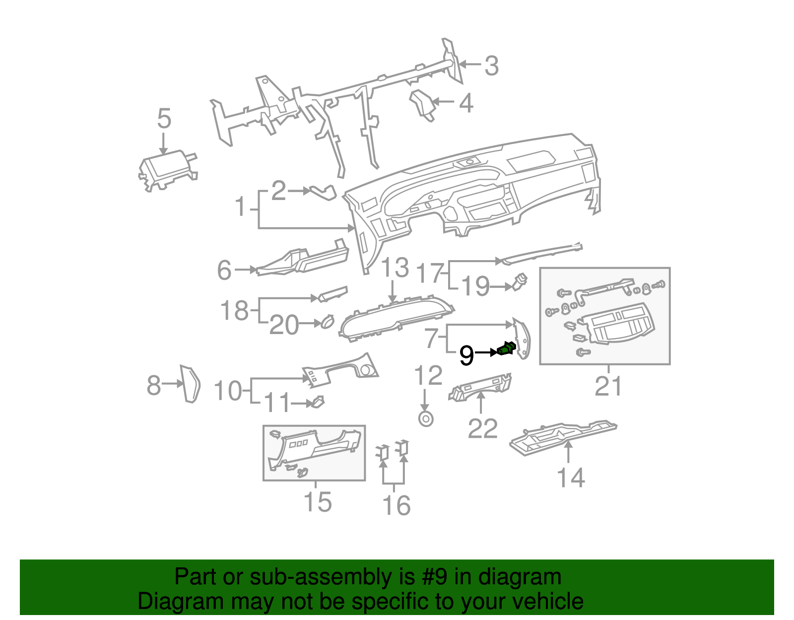 End Panel Clip - Toyota (90467-09218)