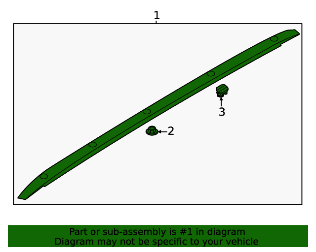 87280K0000AAL Roof Rack 20202022 Kia Soul Kia.Parts Store