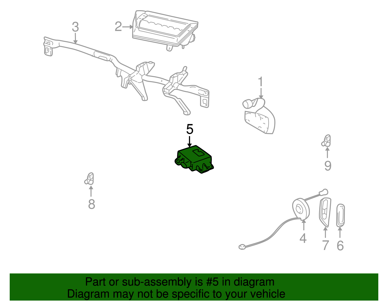 Module Assembly, Infl Rst Sen &     Diagn - GM (9383060)