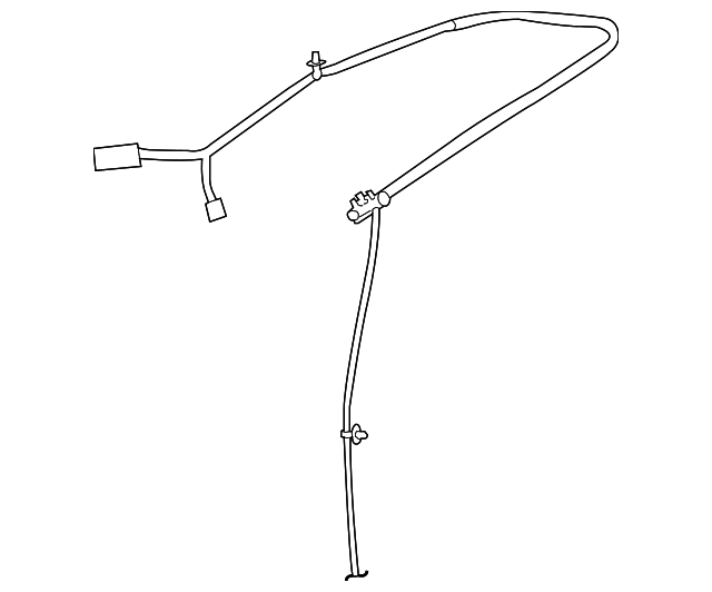 Mobile Telephone and GPS Navigation Antenna Cable - GM (96810077)