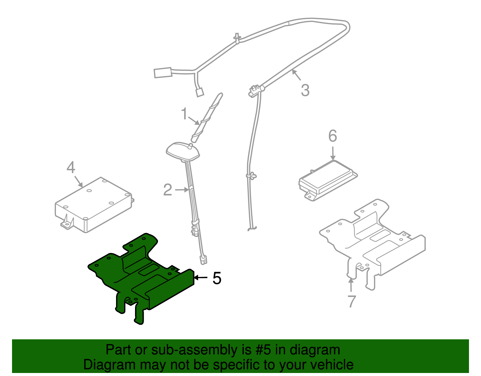Bracket - GM (96952159)