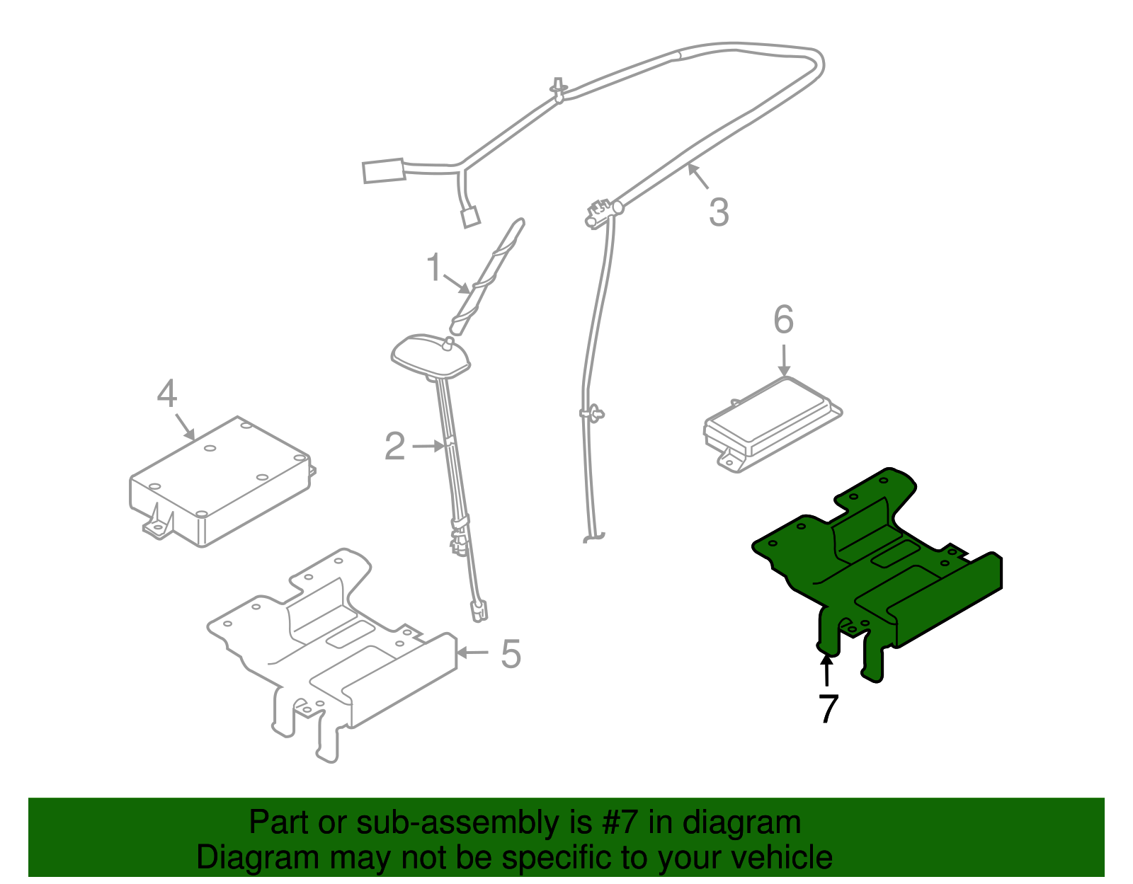 Bracket - GM (96952170)