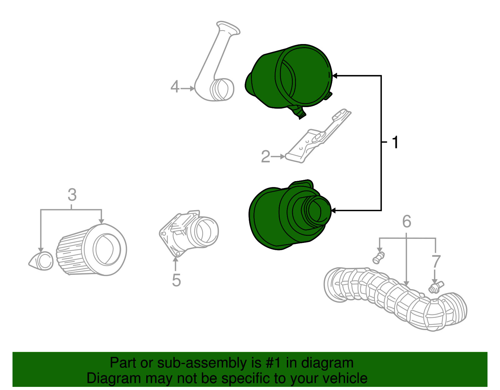 Air Cleaner Assembly - Ford (YL2Z-9600-A)