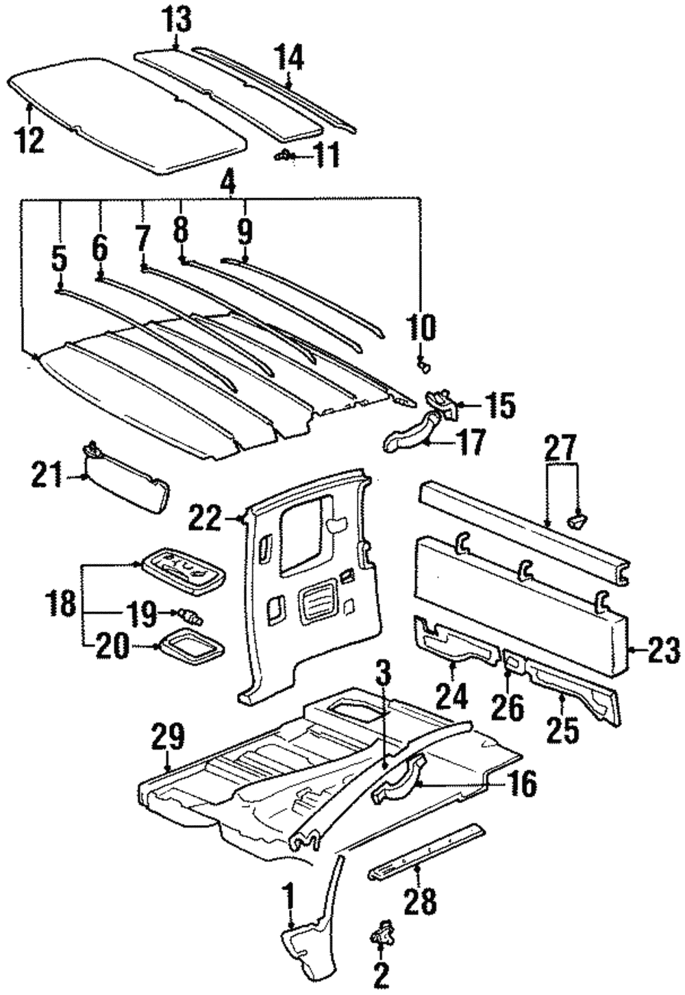 Headliner Clip - Toyota (90467-08122)