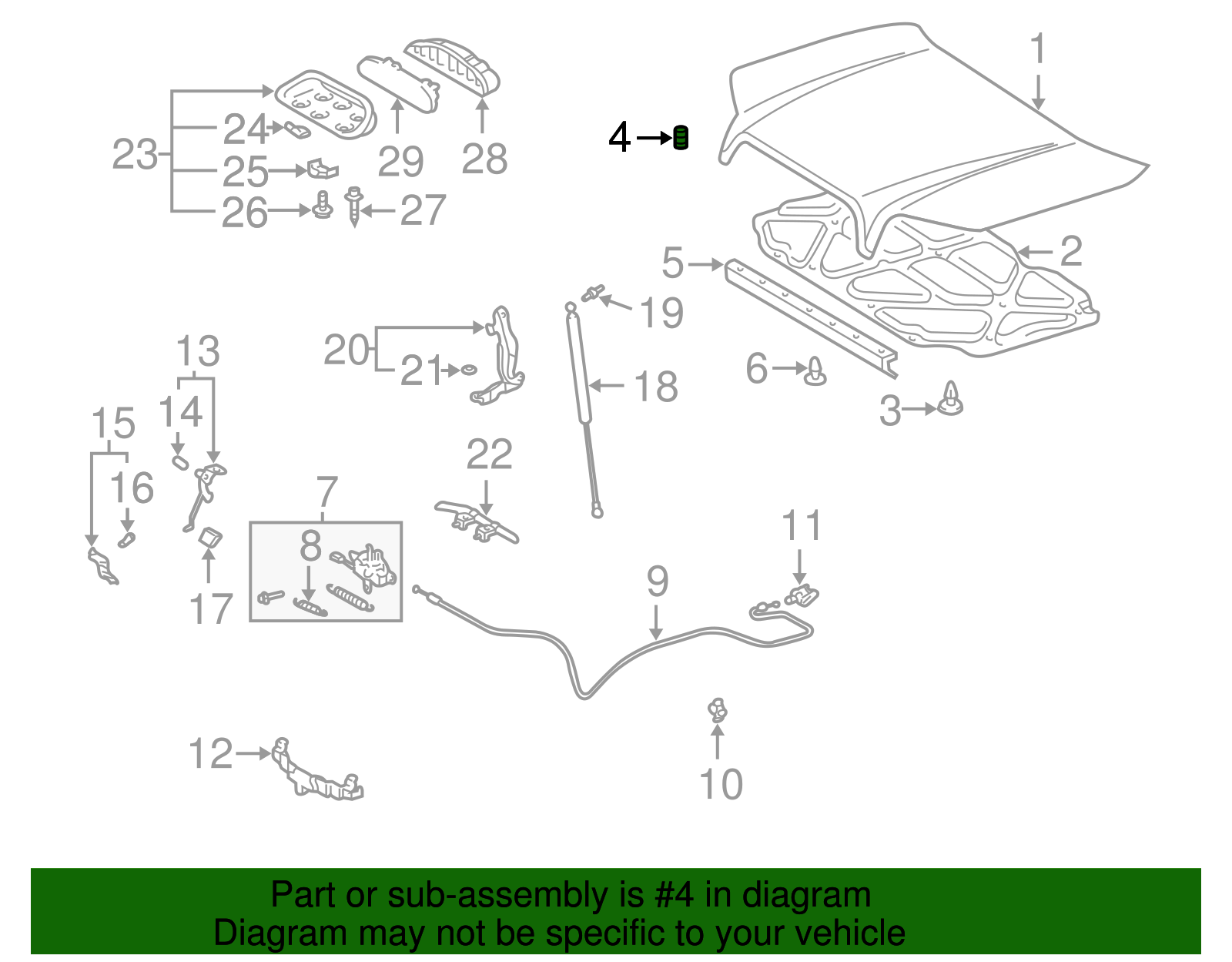 Upper Support Cushion - Scion (90541-15024)