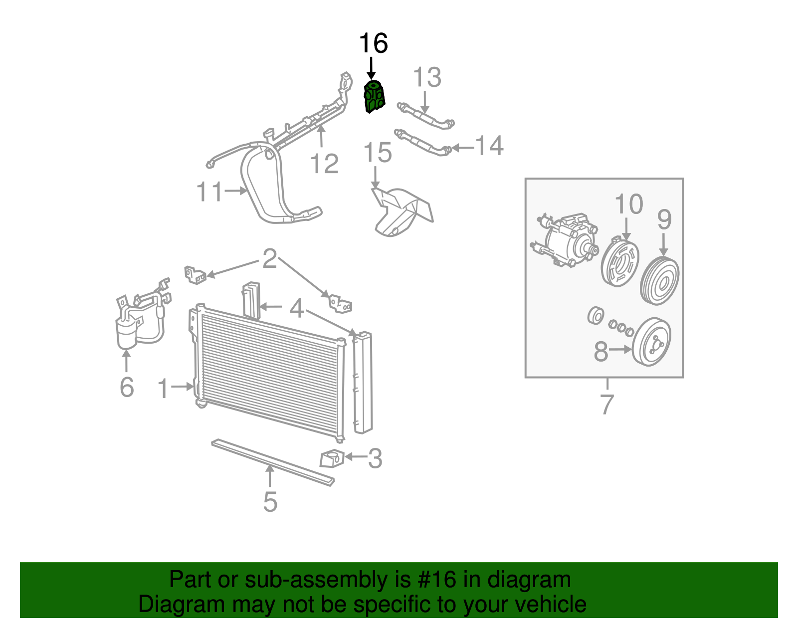 Motorcraft™ A/C Expansion Valve - Ford (YG-397)