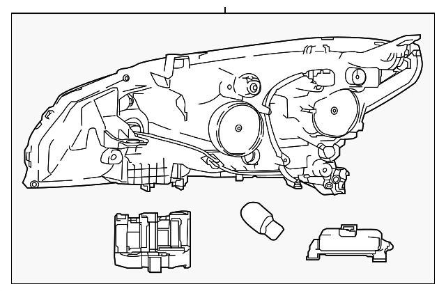 Headlamp Assembly 2023-2024 Nissan LEAF (26010-6WK6A) Image
