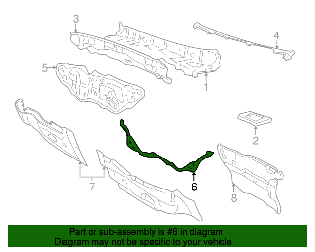 Dash Panel Frame 1H0-803-187