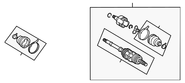 Axle Assembly - Scion (43420-52071)