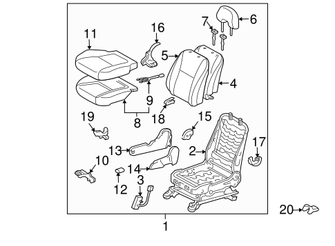 TOYOTA Genuine 71812-AA050-B0 Seat Cushion Shield