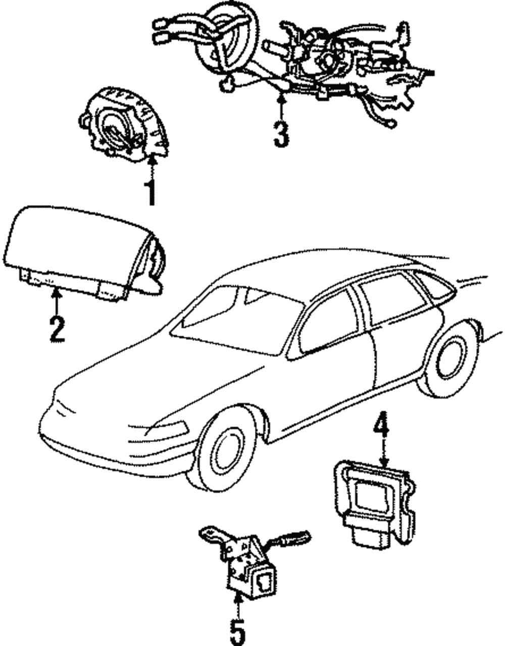 Passenger Air Bag - Ford (XW7Z-54044A74-AAA)