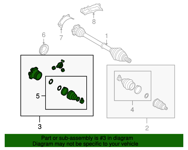 Inner Joint Assembly 3D0-498-103