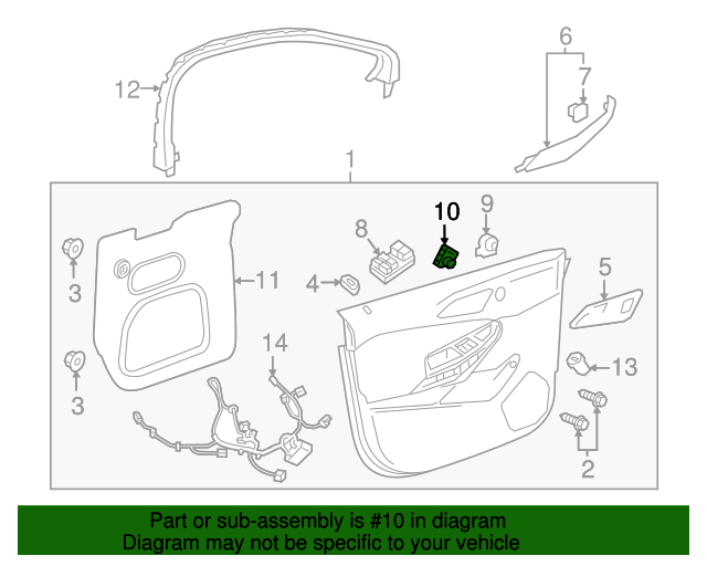 20162018 Chevrolet Cruze Dark Atmosphere Passenger Side Door Lock