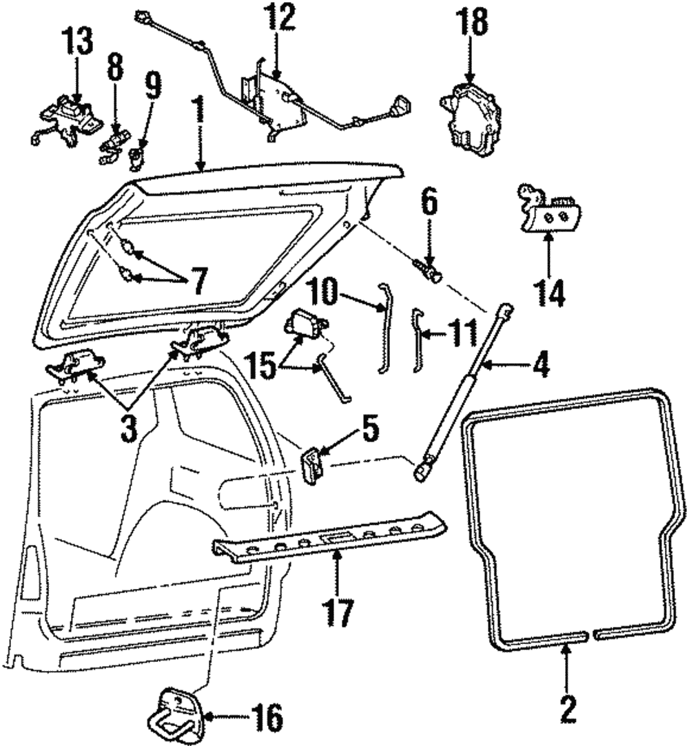 Support Cylinder - Ford (YF5Z-12406A11-AB)