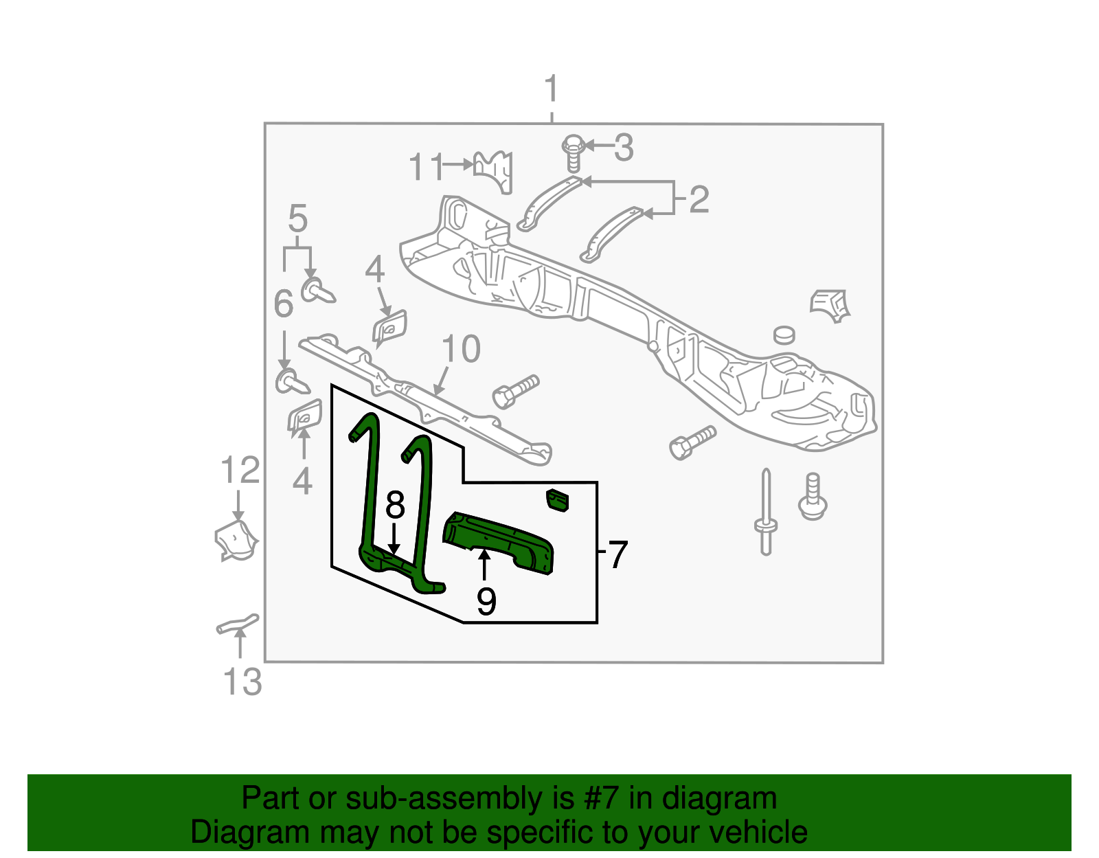 Mount Plate - GM (25703463)