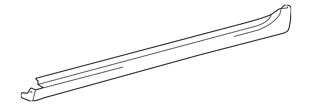 Toyota Rocker Molding 75865-35010 Genuine Toyota RETAINER, Rocker Panel ...