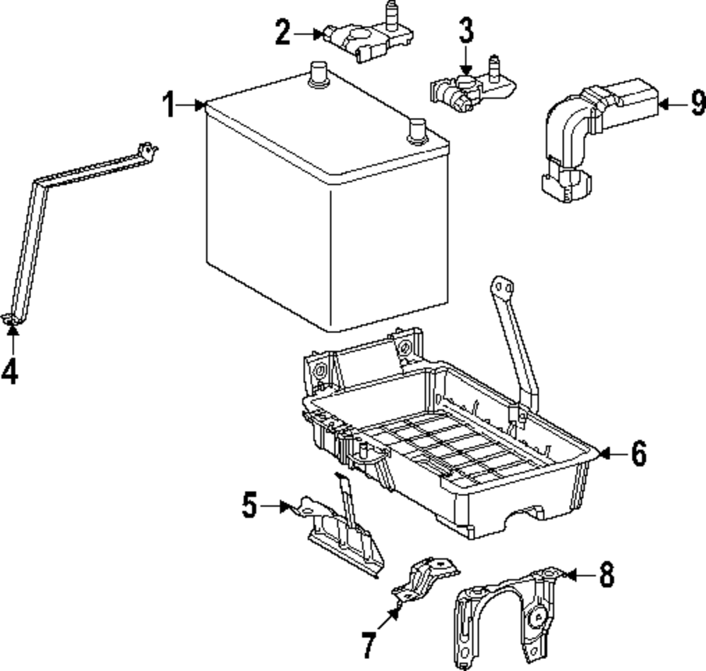 Battery - Toyota (00544-H7EFB-TS)