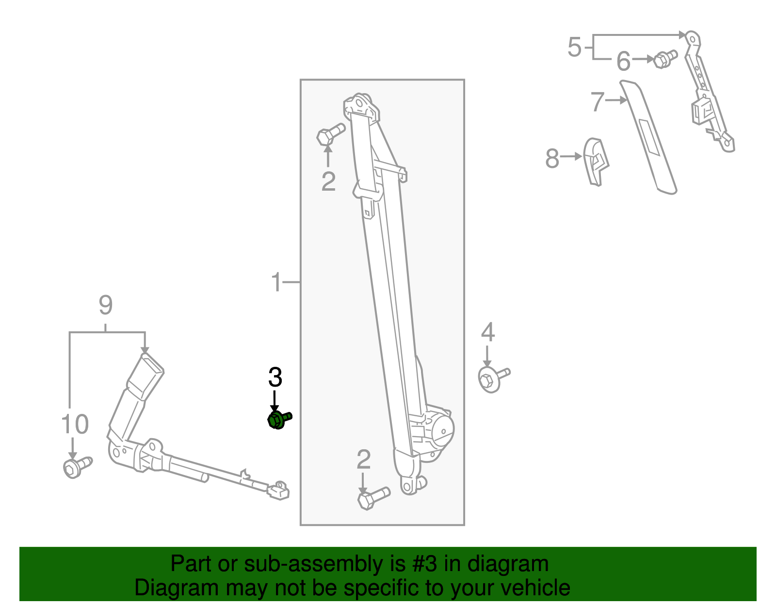 Multi-Purpose Bolt - GM (11514623)