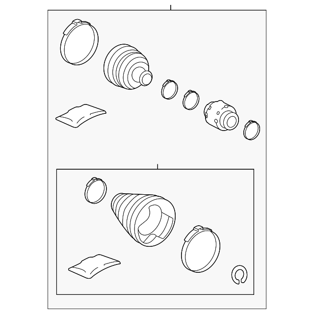 Boot Kit - Toyota (04427-08280)