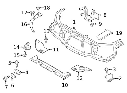 Radiator Support for 2016 Land Rover Range Rover Sport | LandRoverLakeBluff