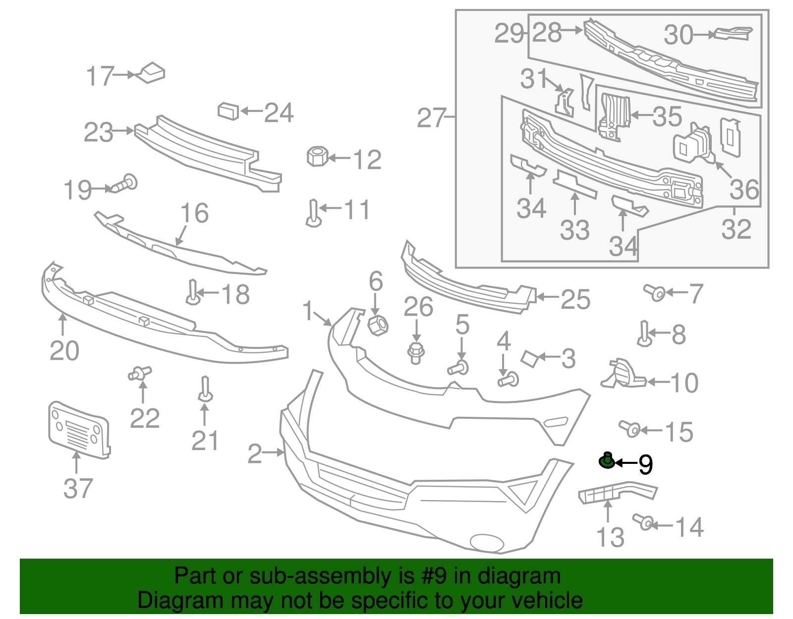 Multi-Purpose Nut - GM (94515246)