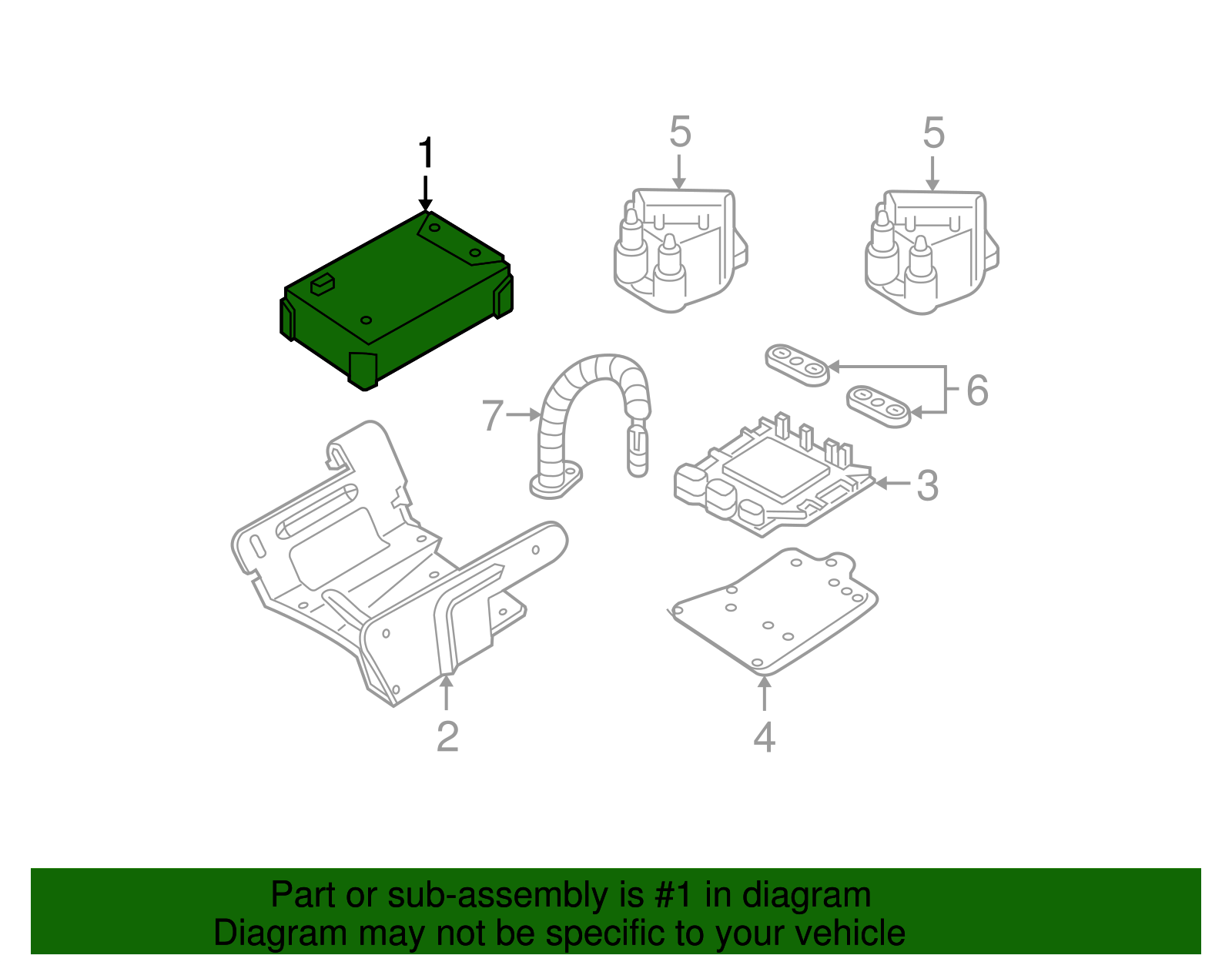 Engine Control Module, Remanufactured - GM (88999182)
