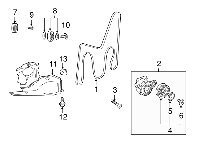 Genuine Serpentine Belt for 33393204 | Over 30% Off All Genuine 