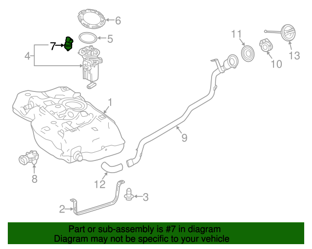 2789050100 Fuel Pressure Sensor 20122023 MercedesBenz Mercedes