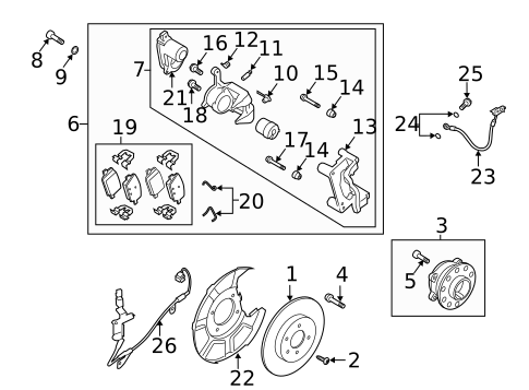 Rear Brakes for 2021 Hyundai Palisade | OEM Parts Online
