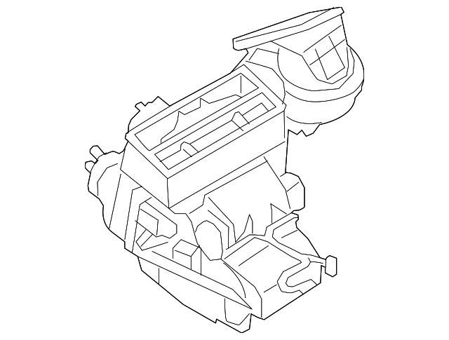 Heater and Air Conditioning Evaporator Case - GM (93196678)