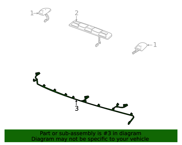20202024 GM F Harness (Replaces Part Number 84694118) 84858732 GM