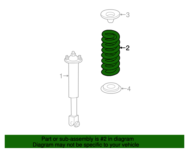 25982091 GM Rear Coil Spring GM Parts Store