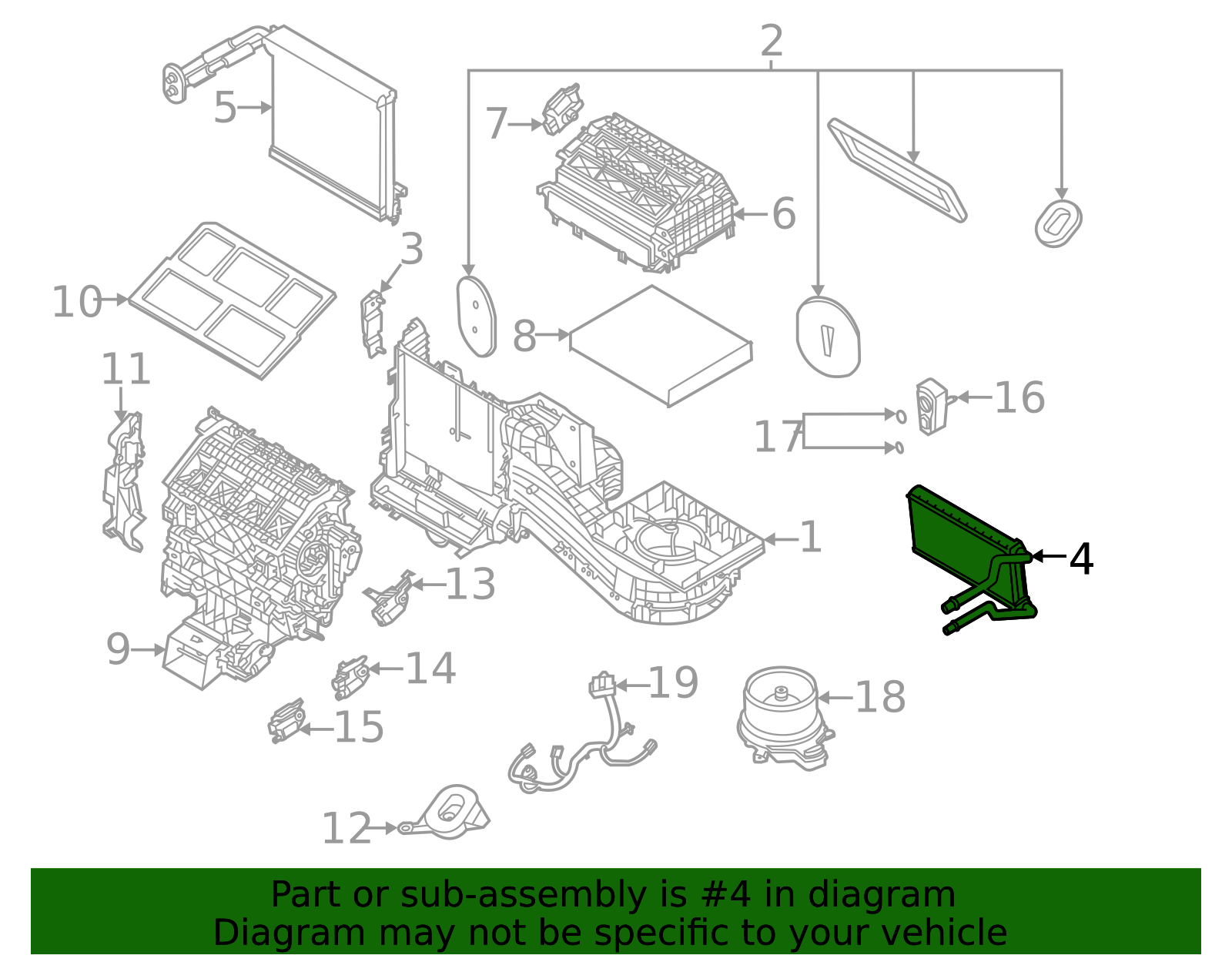 Motorcraft™ Heater Core - Ford (HC-92)