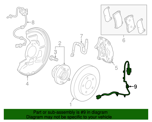 ACDelco 23278473 GM Original Equipment Front ABS Wheel Speed Sensor Wiring Harness ACDelco 23278473 GM Original Equipment Front ABS Wheel Speed Sensor Wiring Harness