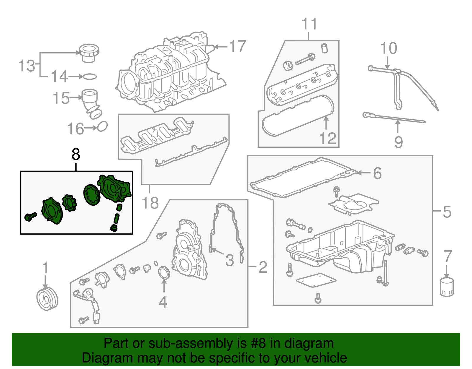 Oil Pump - GM (12710304)