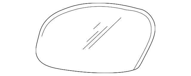 Mirror Glass - Ford (YF1Z-17K707-BA)