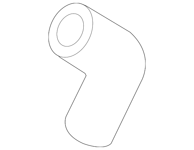 Hose, Rad Surge Tk Otlt (Tee Fitting To Thermostat) - GM (89024986)