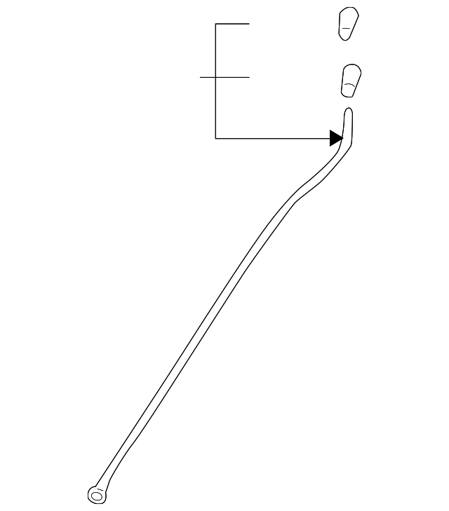20102016 Cadillac SRX Passenger Side Sunroof Housing Front Drain Hose