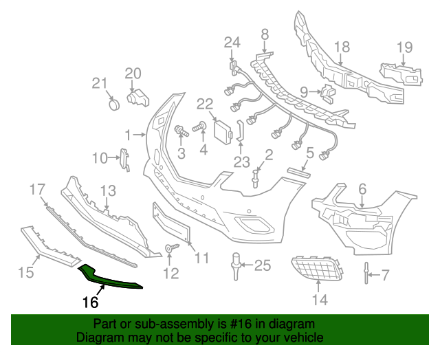 Mercedes Benz Genuine Upper Molding 207-885-08-74