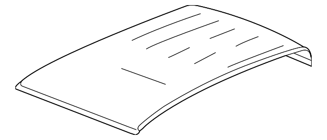 Roof Panel Assembly with Reinforcement - GM (94708447)