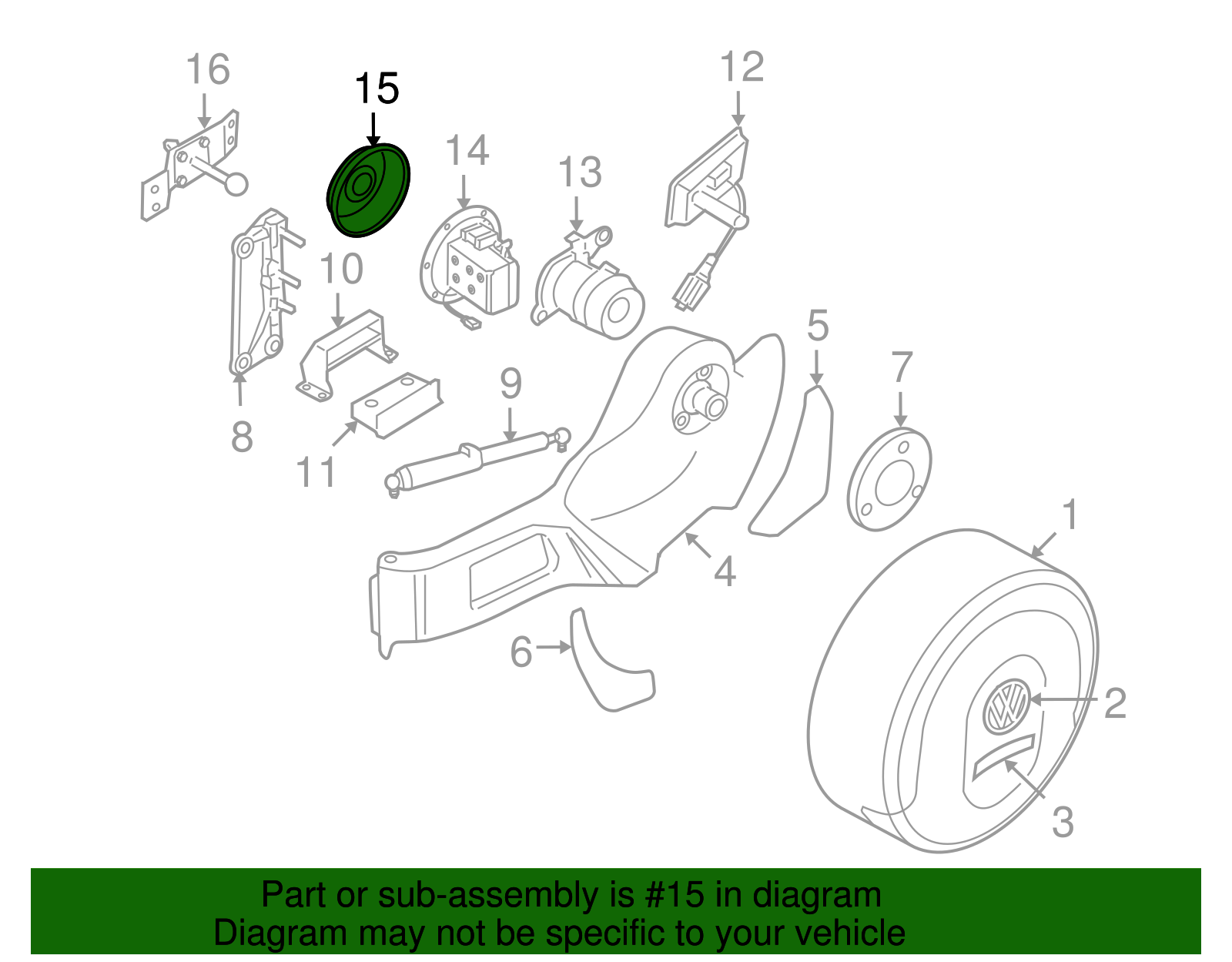 Gasket - Volkswagen (7L6601250A)