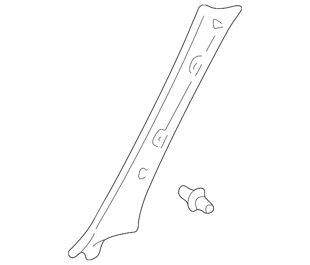 Lower Trim - Toyota (55317-0C010-E0)